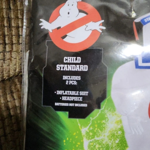 Ghostbusters Marshmallow Man Inflatable Kids Costume 8-10yrs Halloween Stay Puft - Picture 4 of 4